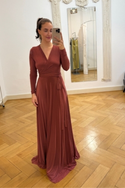 Wickelkleid Langarm