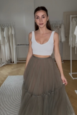 Christian Dior Tüllrock