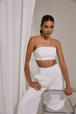 Anda Bandeau Top Crepe